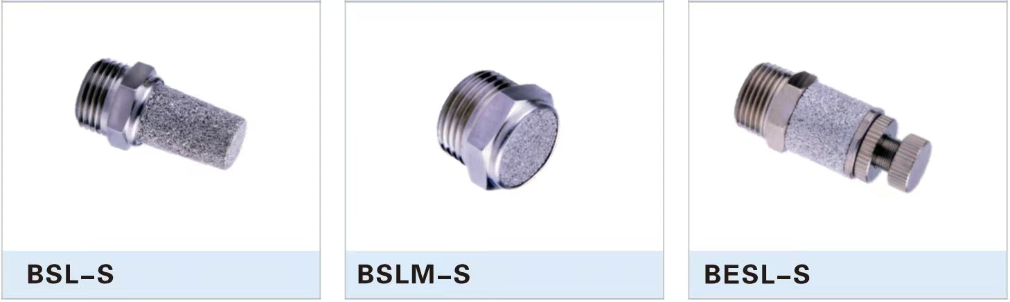 Stainless Steel Silencer Series (BSL, BSLM, BESL)