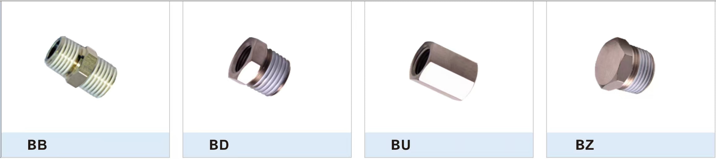All-Metal Thread-to-Thread Connector Series