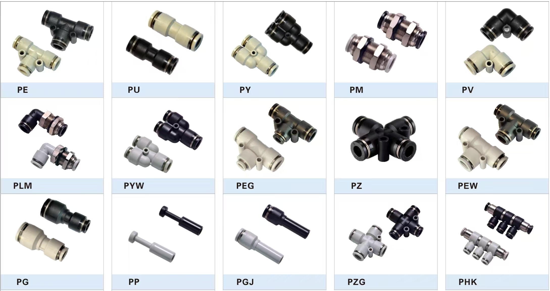 P Series Push-in Fittings