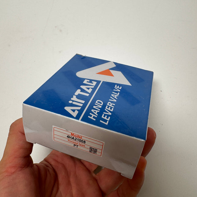 Airtac 4HA210-08: Hand Valve. Toggle Style - 4HA21008