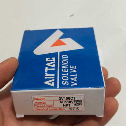 Airtac 3V1-06: Solenoid valve(3/2 way) - 3V106CT