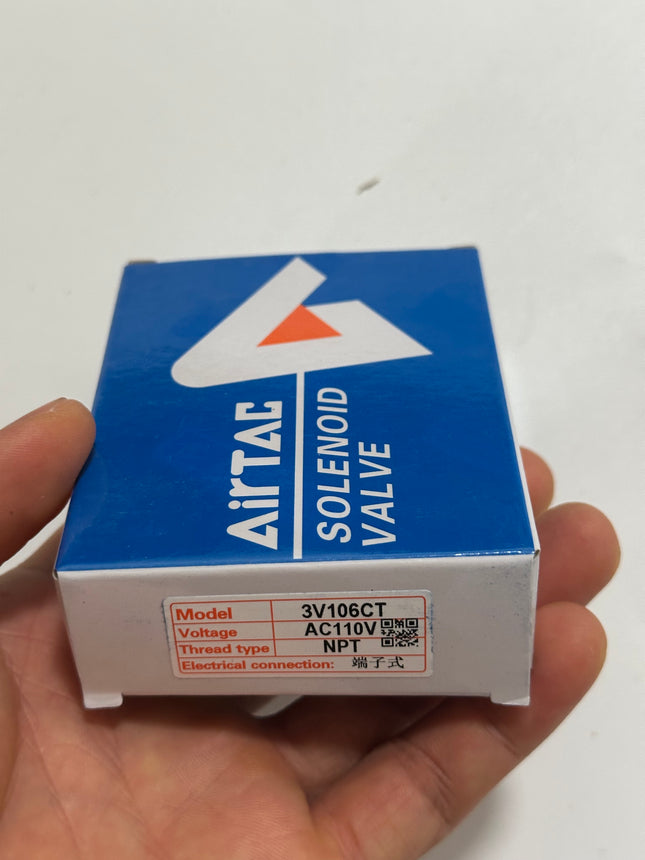 Airtac 3V1-06: Solenoid valve(3/2 way) - 3V106CT