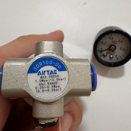 Airtac SDR100-06: Air Pressure Regulator  - SDR10006J1