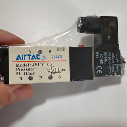 Airtac 4V110-06: Solenoid Air Valve - 4V11006ET