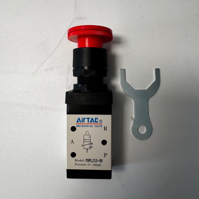 Airtac M3PL210-08: Manual Valve. 3 Way - M3PL21008G