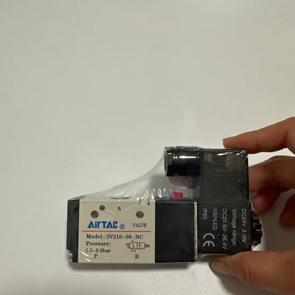 Airtac 3V210-08-NC: Solenoid valve(3/2 way) - 3V21008NCBG