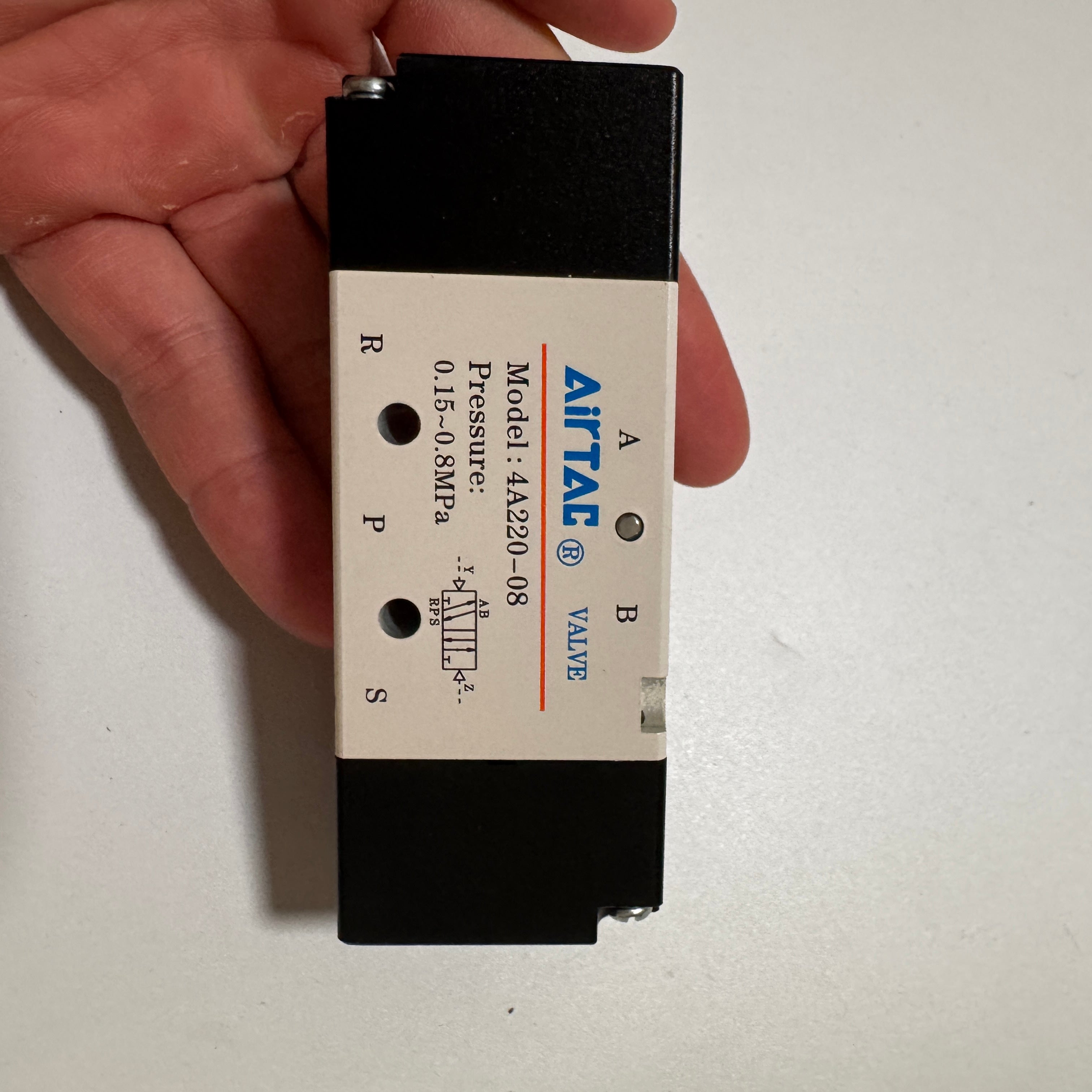 Airtac 4A220-08: Air Pilot Valve, 5 Way - 4A22008