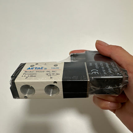 Airtac 3V210-08-NC: Solenoid valve(3/2 way) - 3V21008NCBG