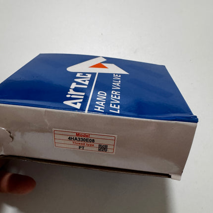 Airtac 4HA330E-08: Hand Valve. Toggle Style - 4HA330E08