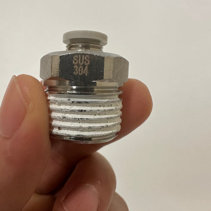 Airtac PC: Male connector--One-touch fittings(stainless steel) - PC604-S