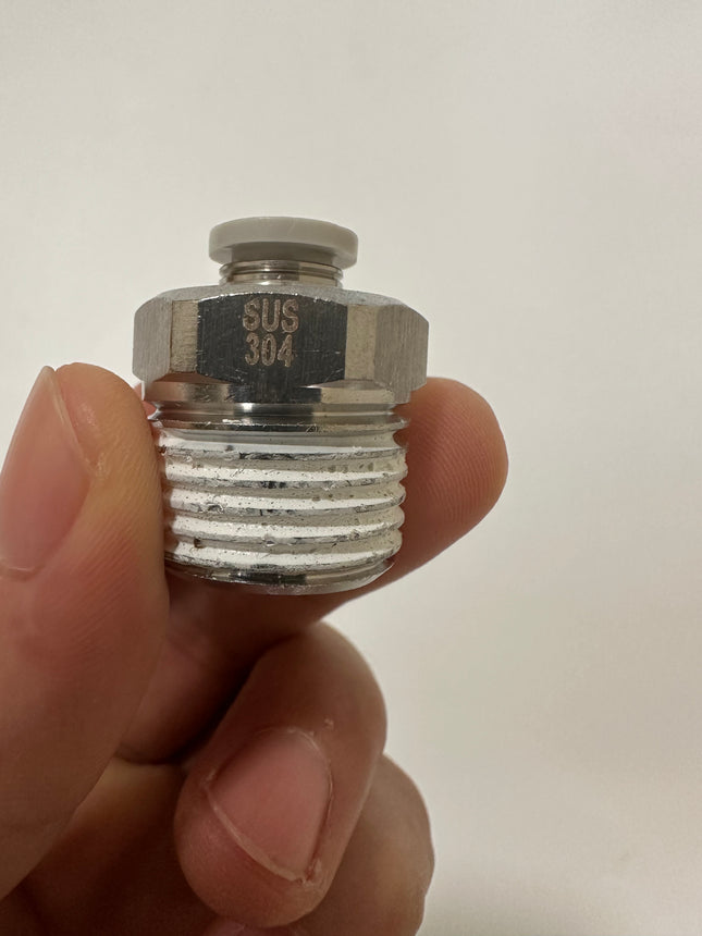 Airtac PC: Male connector--One-touch fittings(stainless steel) - PC604-S