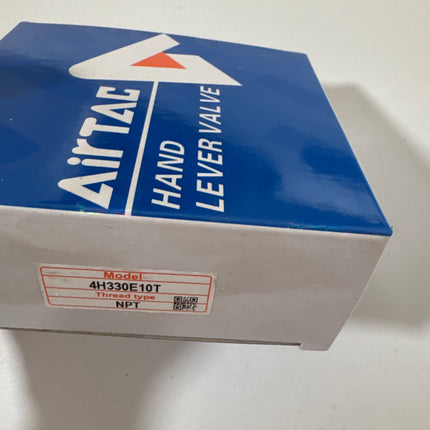 Airtac 4H330E-10: Hand Valve. Toggle Style - 4H330E10T