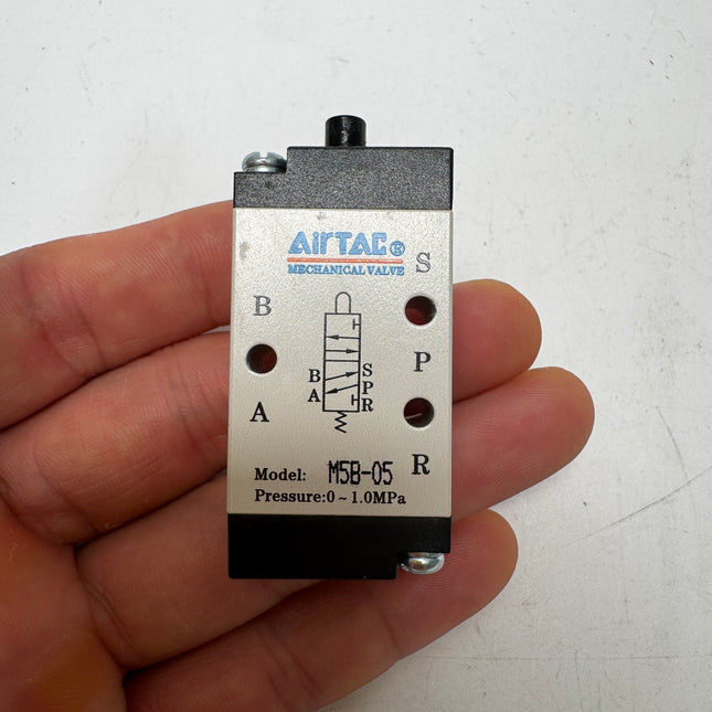 Airtac M5B-05: Manual Valve. Miniature. 5 Way - M5B05