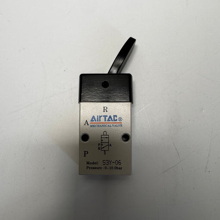 Airtac S3Y-06: Manual Valve. 3 Way - S3Y06G