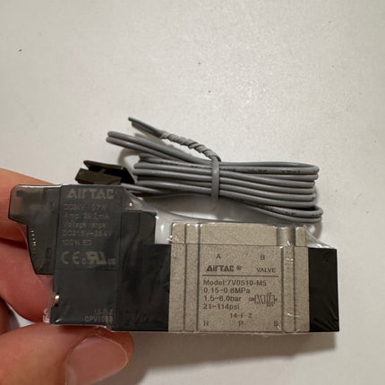 Airtac 7V0510-M5: Solenoid Air Valve  - 7V0510M5B050