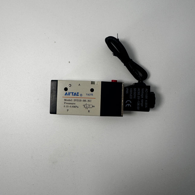 Airtac 3V310-08-NC : Solenoid valve(3/2 way) - 3V31008NCCI