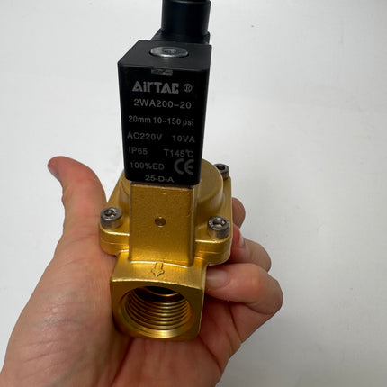 Airtac 2W200-20: 2 Way Solenoid Valve - 2W20020AT