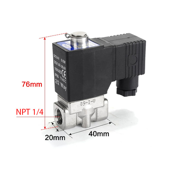 Airtac 2KS030-08: 2 Way Solenoid Valve - 2KS03008AT