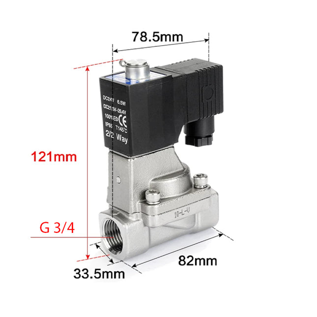 Airtac 2KS200-20: 2 Way Solenoid Valve - 2KS20020AG