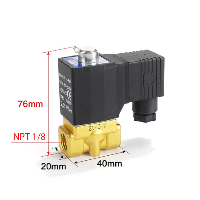 Airtac 2KWX030-06: 2 Way Solenoid Valve - 2KWX03006AT