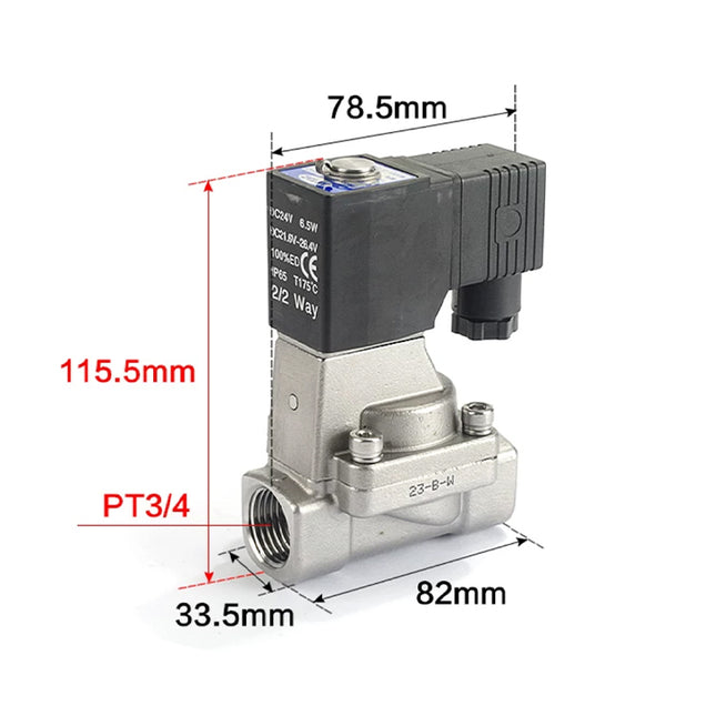 Airtac 2L200-20: 2 Way Solenoid Valve - 2L20020B