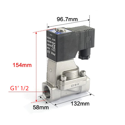 Airtac 2L400-40: 2 Way Solenoid Valve - 2L40040AG