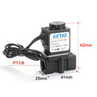 Airtac 2P0250-06: 2 Way Solenoid Valve. Plastic - 2P02506BIG