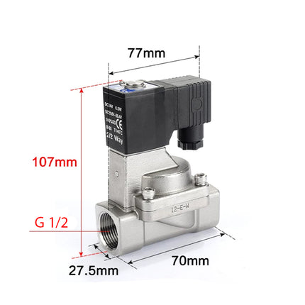 Airtac 2S150-15: 2 Way Solenoid Valve - 2S15015AG