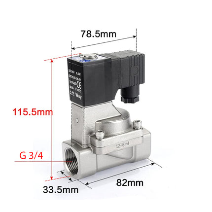 Airtac 2S200-20: 2 Way Solenoid Valve - 2S20020AG
