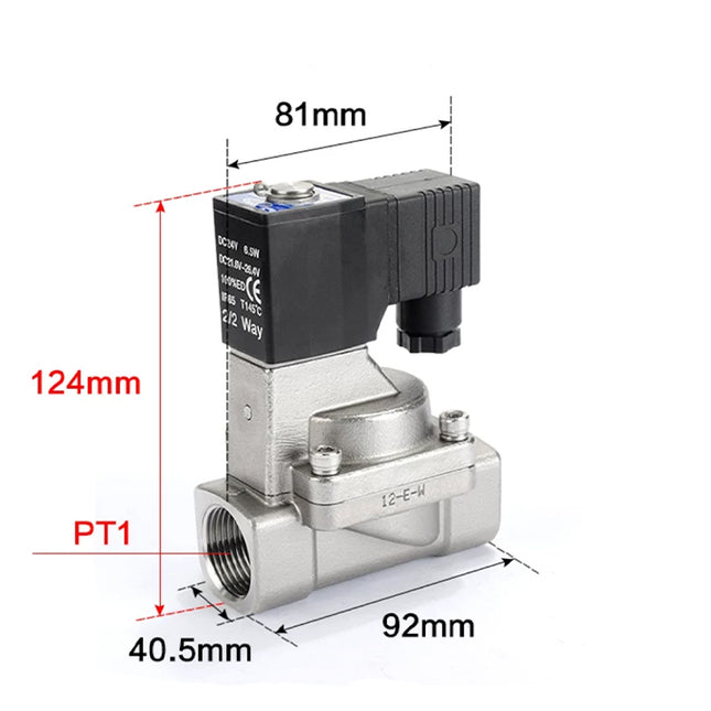 Airtac 2S250-25: 2 Way Solenoid Valve - 2S25025A