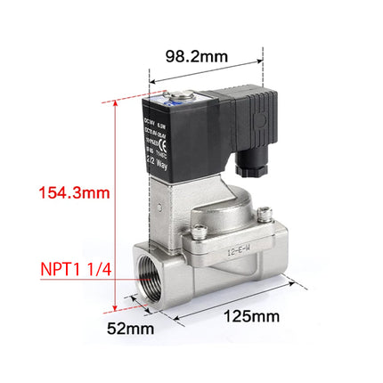 Airtac 2S320-32: 2 Way Solenoid Valve - 2S32032AT
