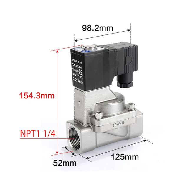 Airtac 2S320-32: 2 Way Solenoid Valve - 2S32032AT