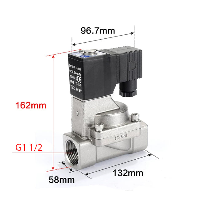 Airtac 2S400-40: 2 Way Solenoid Valve - 2S40040AG