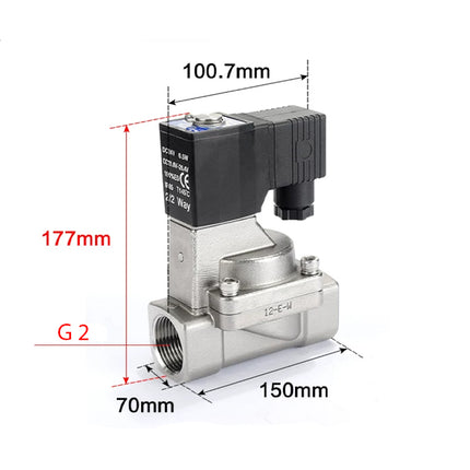 Airtac 2S500-50: 2 Way Solenoid Valve - 2S50050AG