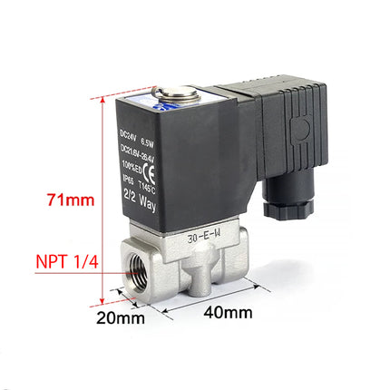 Airtac 2SL030-08: 2 Way Solenoid Valve - 2SL03008BT