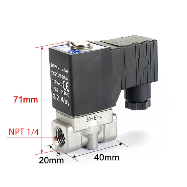 Airtac 2SX030-08: 2 Way Solenoid Valve - 2SX03008AT