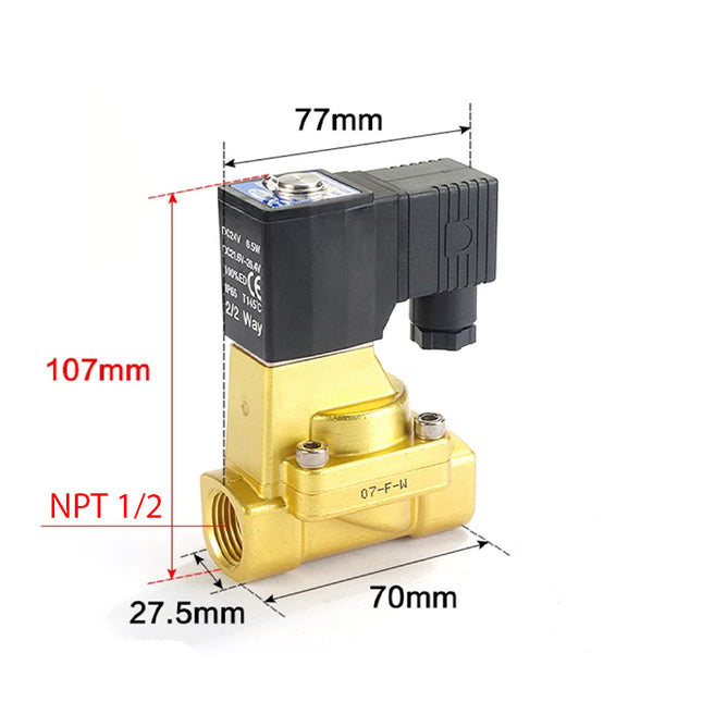 Airtac 2W150: 2 Way Solenoid Valve - 2W15015AT