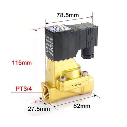 Airtac 2W200-20: 2 Way Solenoid Valve - 2W20020B
