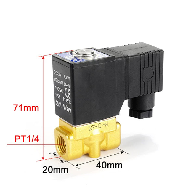 Airtac 2WH030-08: 2 Way Solenoid Valve - 2WH03008A
