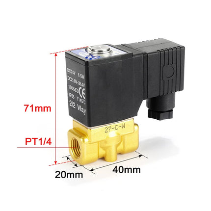 Airtac 2WT030-08: 2 Way Solenoid Valve - 2WT03008B