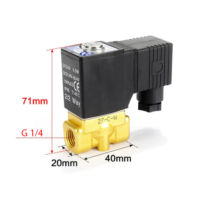 Airtac 2WT030-08: 2 Way Solenoid Valve - 2WT03008AG