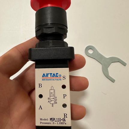 Airtac M5PL110-06: Manual Valve. 5 Way - M5PL11006