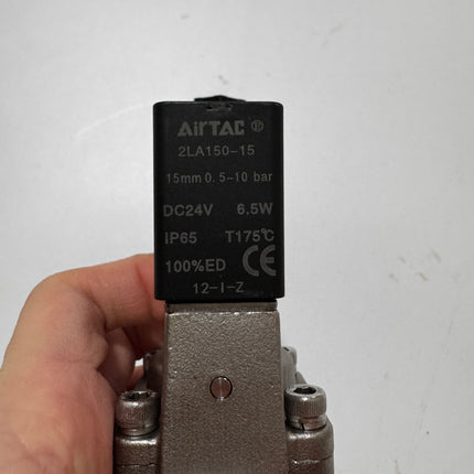 Airtac 2L150: 2 Way Solenoid Valve - 2L15015BG