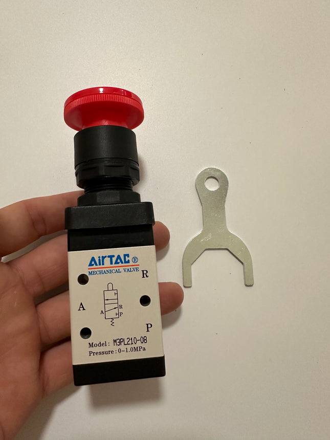 Airtac M3PL210-08: Manual Valve. 3 Way - M3PL21008