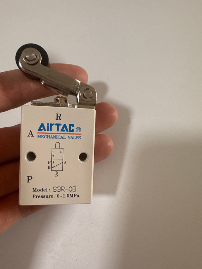 Airtac S3R-08: Manual Valve. 3 Way - S3R08