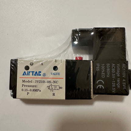 Airtac 3V210-08-NC: Solenoid valve(3/2 way) - 3V21008NCC