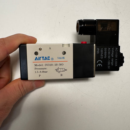 Airtac 3V310-10-NO: Solenoid valve(3/2 way) - 3V31010NOCG
