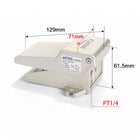 Airtac 3F210-08: Pneumatic Foot Pedal. 3 Way - 3F21008