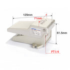 Airtac 3F210-08: Pneumatic Foot Pedal. 3 Way - 3F21008L