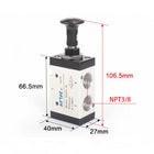 Airtac 3L310-10: Push Pull Valve. 3 Way - 3L31010T